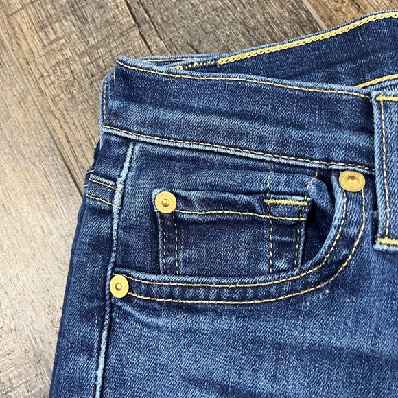 7 For All Mankind Skinny Blue Jeans Pants Denim ((size 23)) - Picture 5 of 8